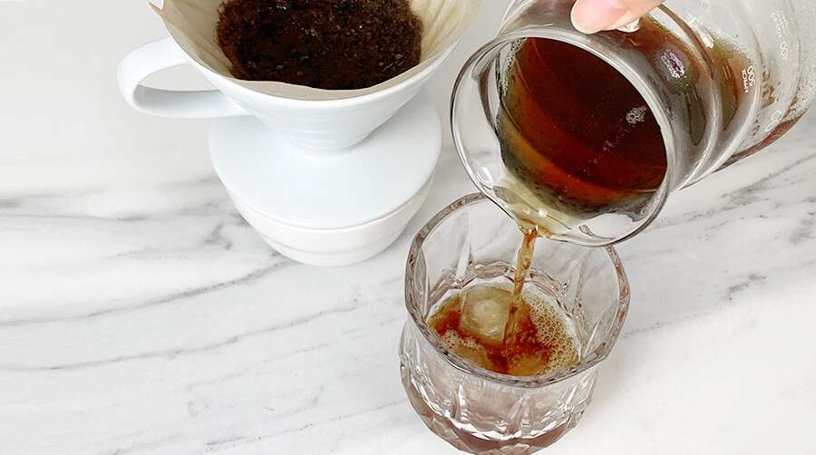Холодный кофе в воронке V60 (по-японски)